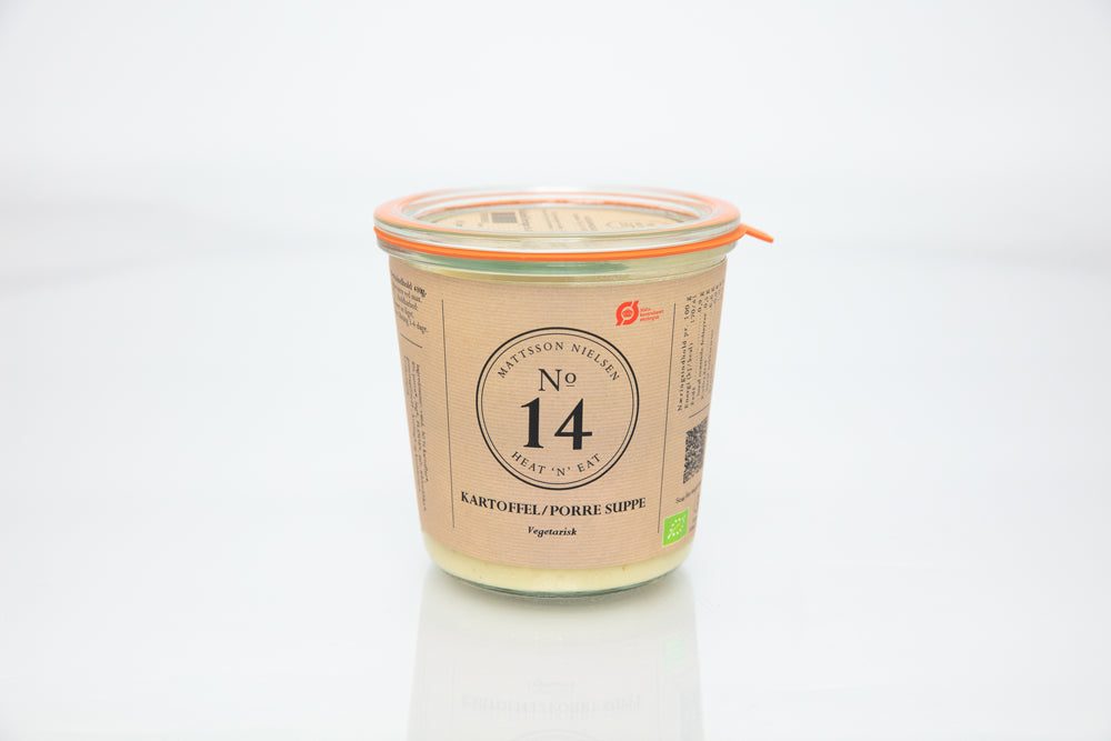 Økologisk Kartoffel-Porre Suppe No. 14
