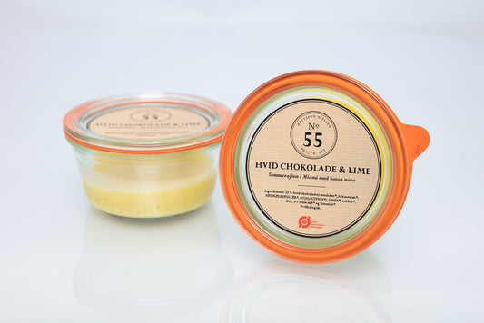 Økologisk Hvid Chokolade & Lime No.55 - 2 stk.