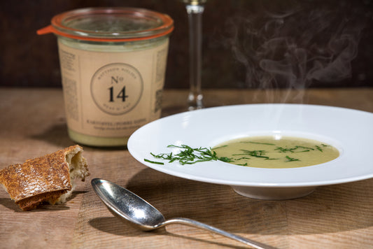 Økologisk Kartoffel-Porre Suppe No. 14