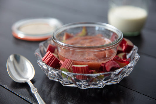 Økologisk Rabarberkompot No. 64 - stort glas.